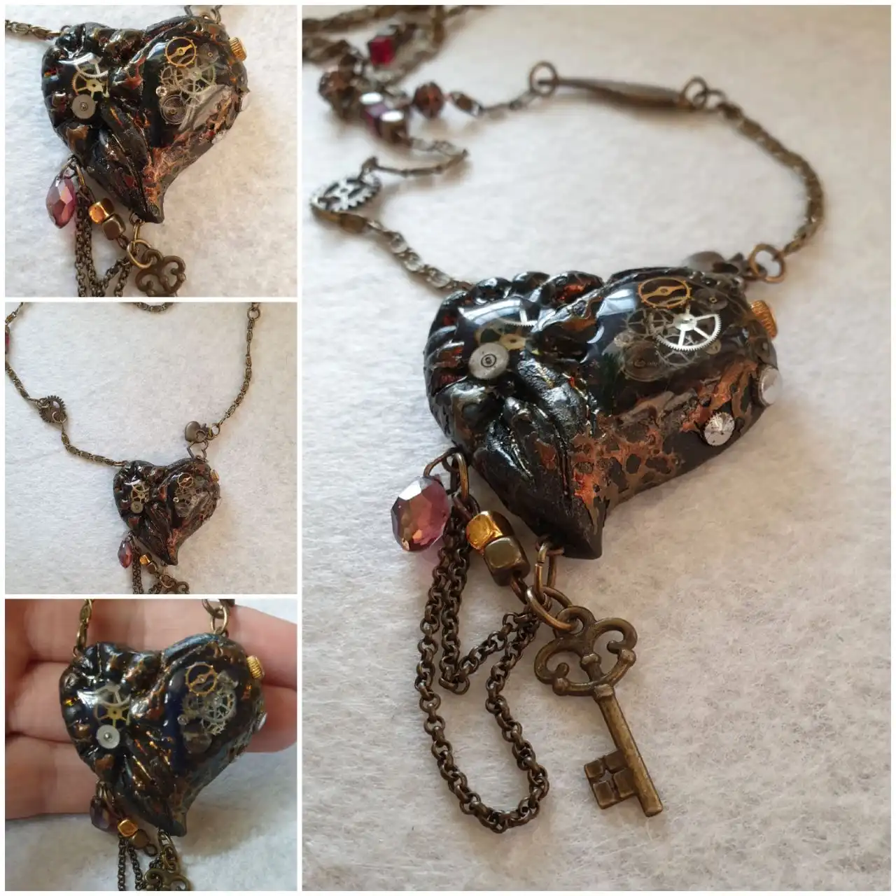 Украшение ручной работы в стиле стимпанк