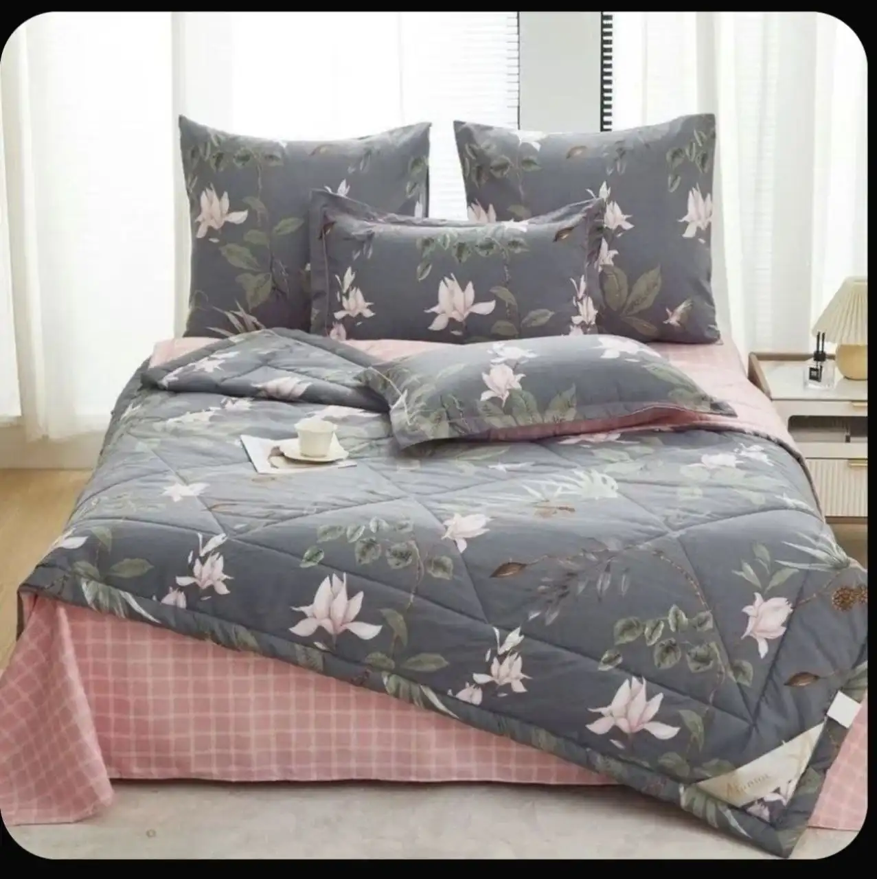 Комплекты постельного белья Алана и гирлянды-шторы