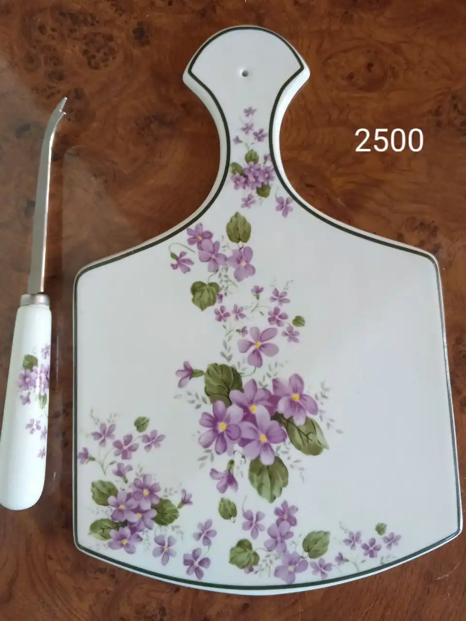 Винтажные и антикварные фарфоровые сырные доски