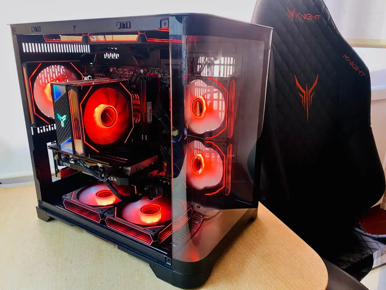 Мощный игровой компьютер с процессором Intel Core i5 и видеокартой AMD RX6600XT - Компьютеры и комплектующие (Электроника) в Сургут