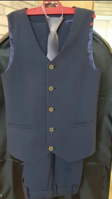 Жилет школьный ТМ Пеплос темно-синий - Горшки в Сургут