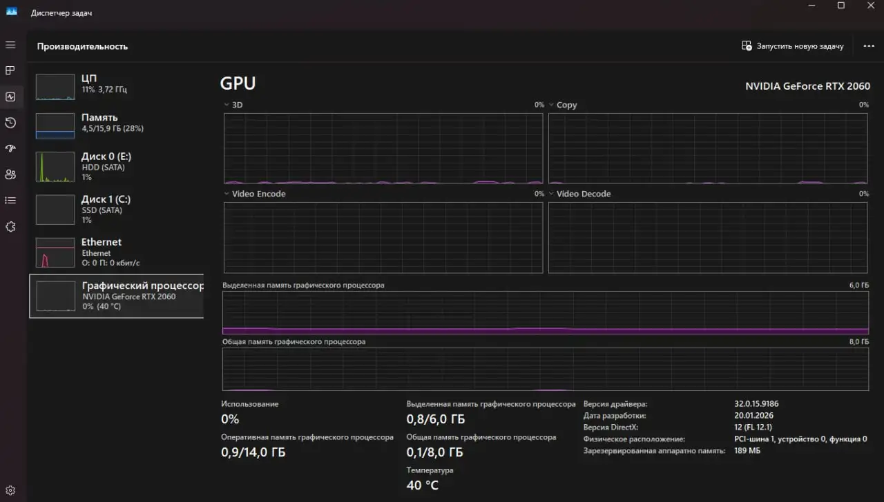 Игровой компьютер с Intel Core I5-10400F и NVIDIA RTX 2060 - Компьютеры и комплектующие (Электроника) в Сургут