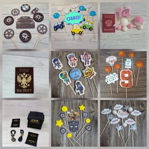 Декор для тортов: имбирные пряники, шоколадные фигурки, топперы - Юридические услуги в Нефтеюганск