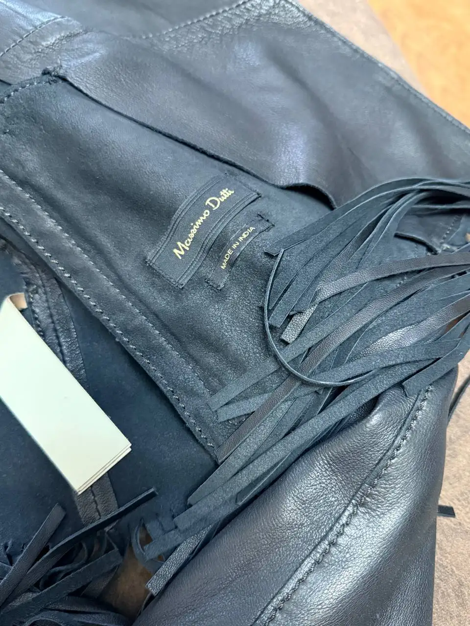 Куртка Massimo Dutti из натуральной кожи - Верхняя одежда (Одежда) в Москва