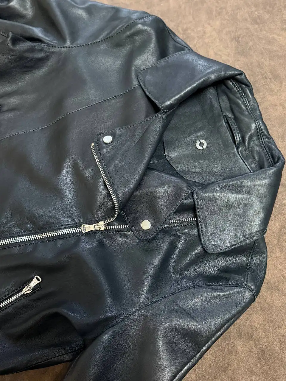 Куртка Massimo Dutti из натуральной кожи - Верхняя одежда (Одежда) в Москва