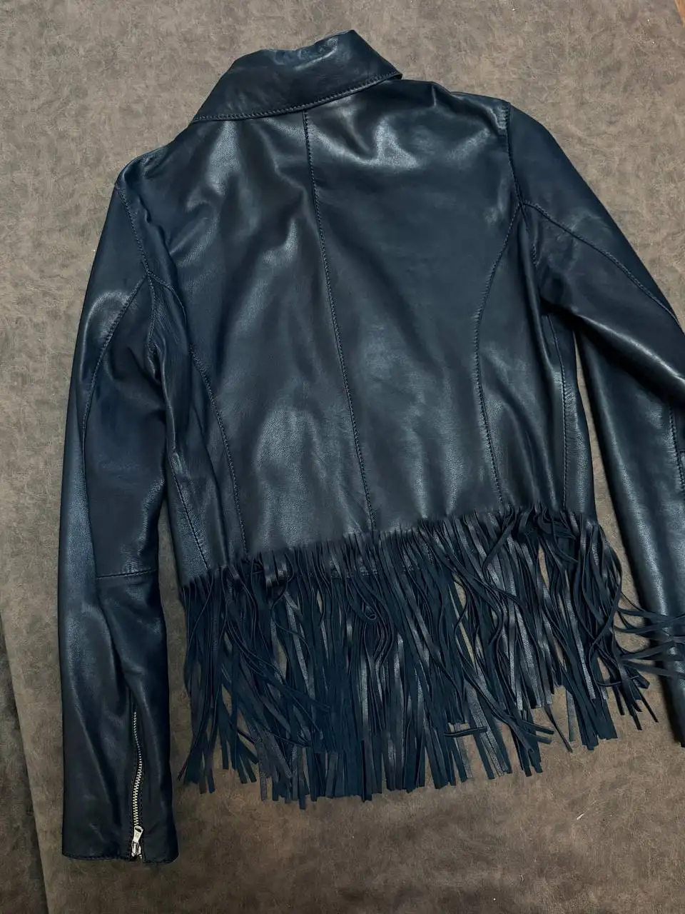 Куртка Massimo Dutti из натуральной кожи - Верхняя одежда (Одежда) в Москва