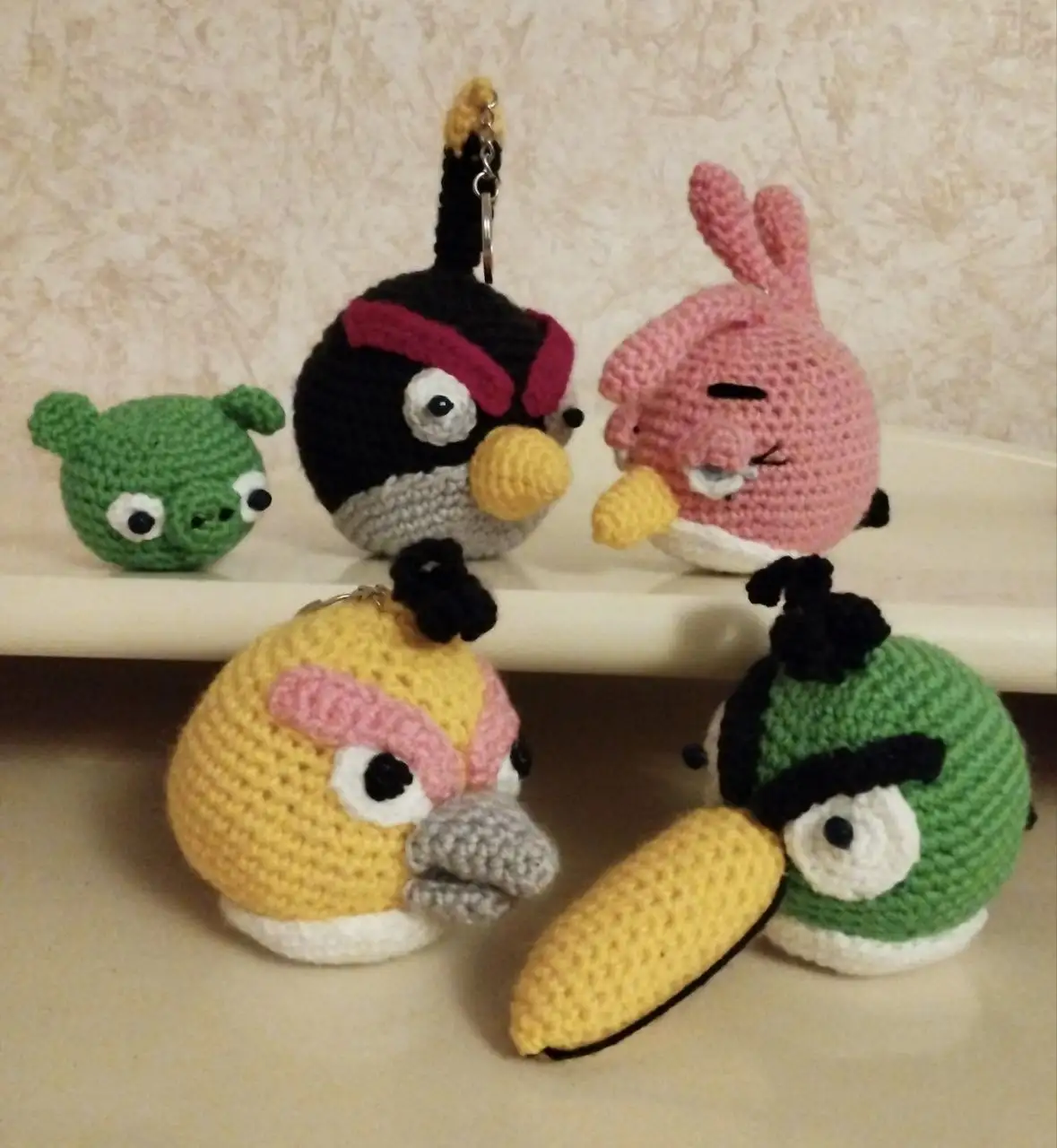 Игрушки/брелоки Angry Birds ручной работы - Игрушки ручной работы (Хобби и отдых) в Москва