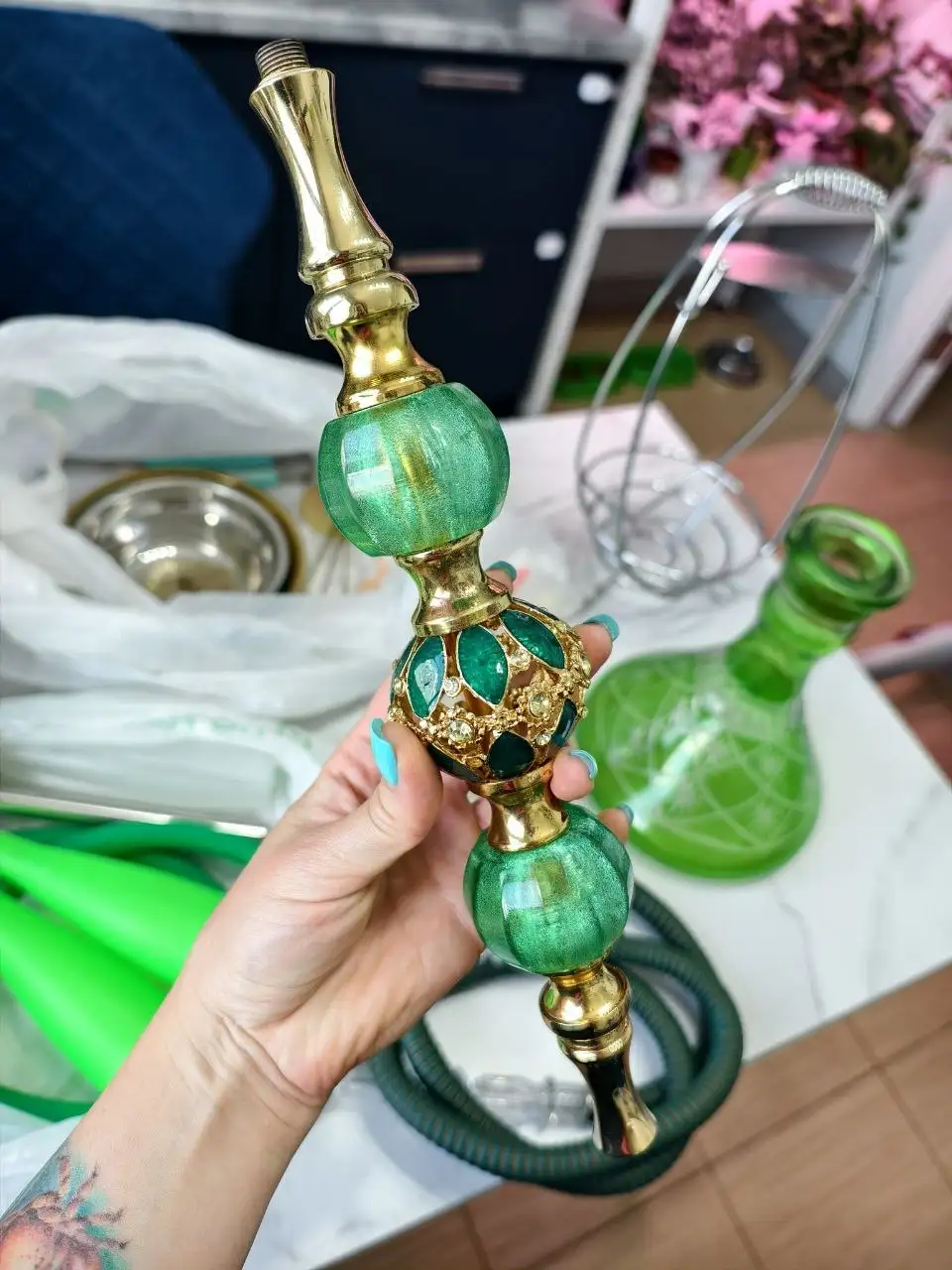 Полный набор для кальяна с углём - Кальяны и табак (Барахолка) в Москва