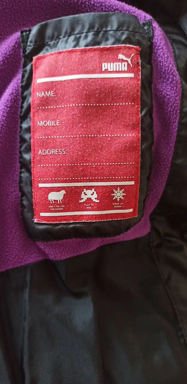 Пальто Puma для девочки 8-11 лет