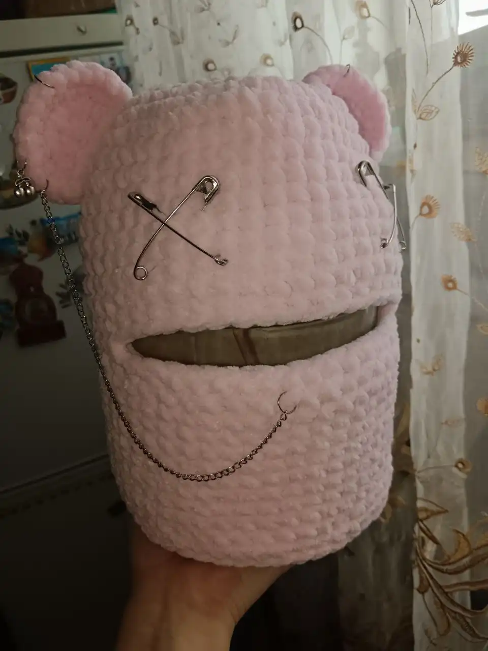 Тёплые плюшевые балаклавы ручной работы на флисе по вашим замерам