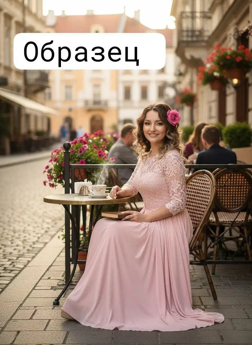 Профессиональная фотосессия с ИИ на фоне Парижа