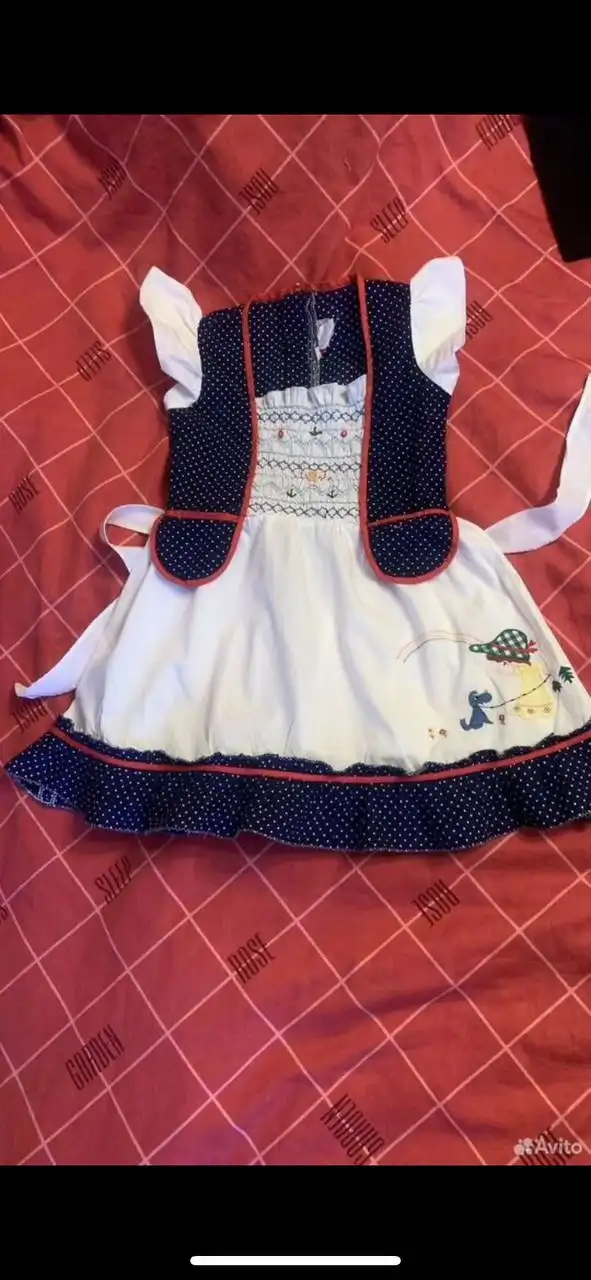 Детское платье размер 3-4 года, хлопок - Детская одежда (Одежда) в Москва