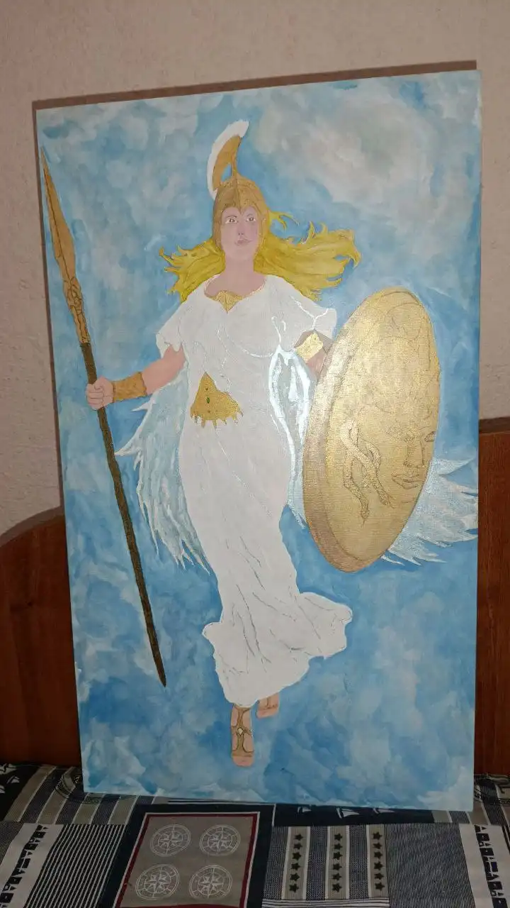 Картина "Древнегреческая богиня Афина" ручной работы - Картины (Хобби и отдых) в Москва