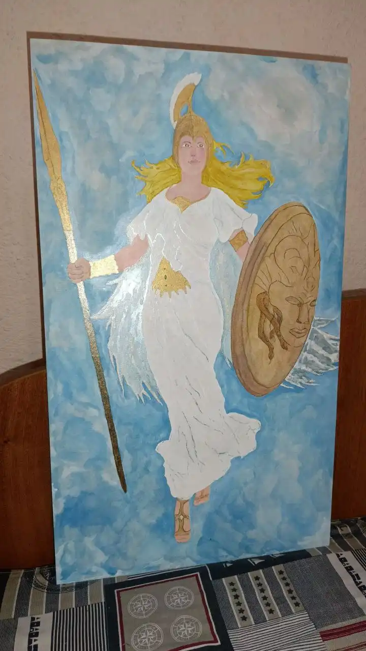 Картина "Древнегреческая богиня Афина" ручной работы - Картины (Хобби и отдых) в Москва