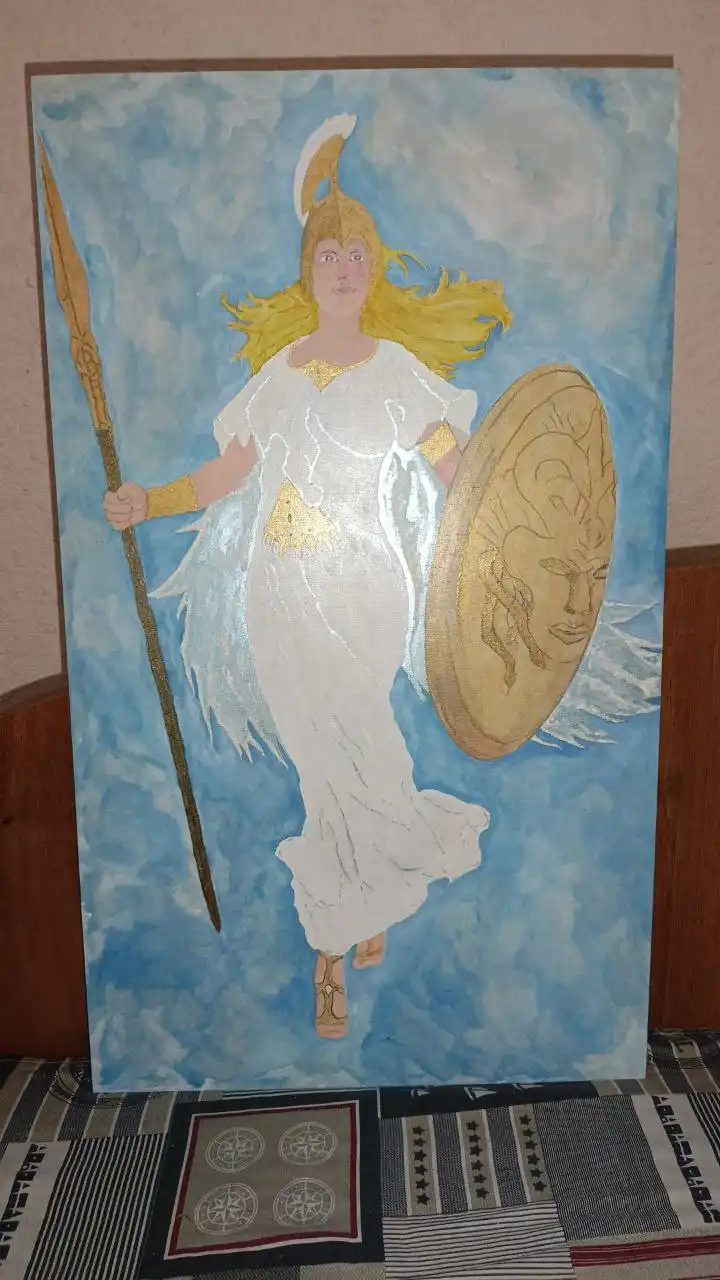 Картина "Древнегреческая богиня Афина" ручной работы - Картины (Хобби и отдых) в Москва