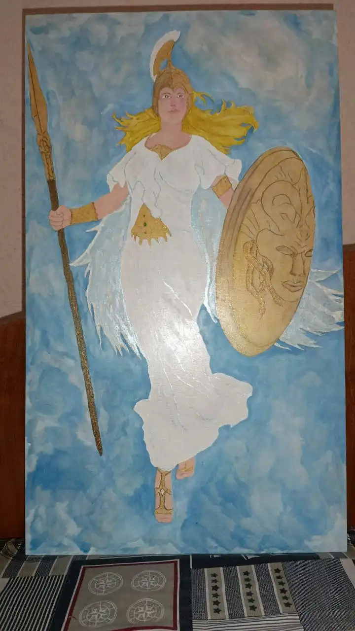 Картина "Древнегреческая богиня Афина" ручной работы - Картины (Хобби и отдых) в Москва