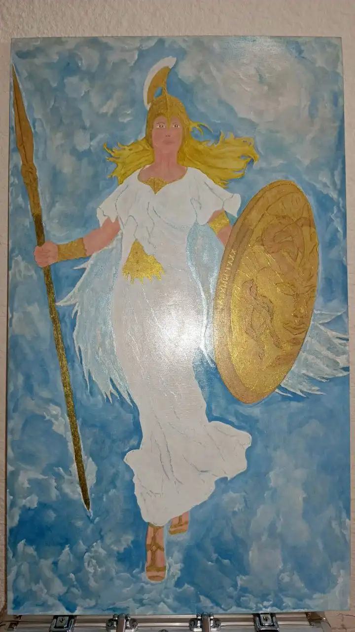 Картина "Древнегреческая богиня Афина" ручной работы - Картины (Хобби и отдых) в Москва