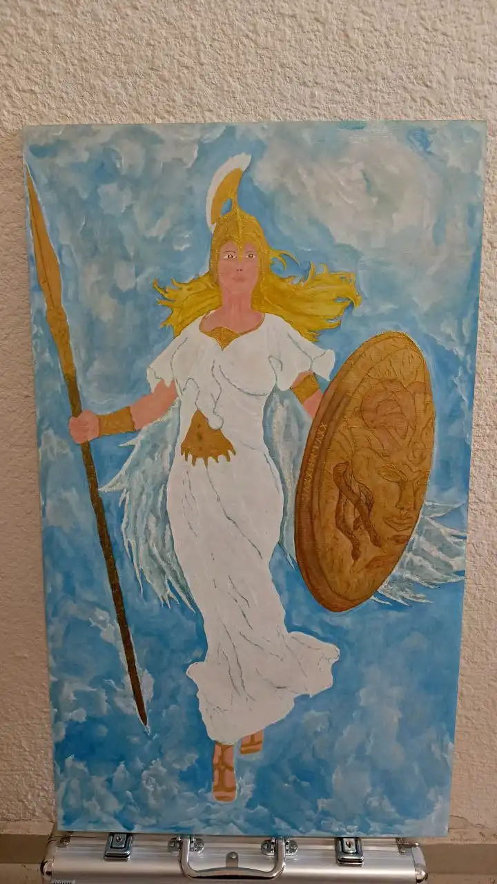 Картина "Древнегреческая богиня Афина" ручной работы - Картины (Хобби и отдых) в Москва