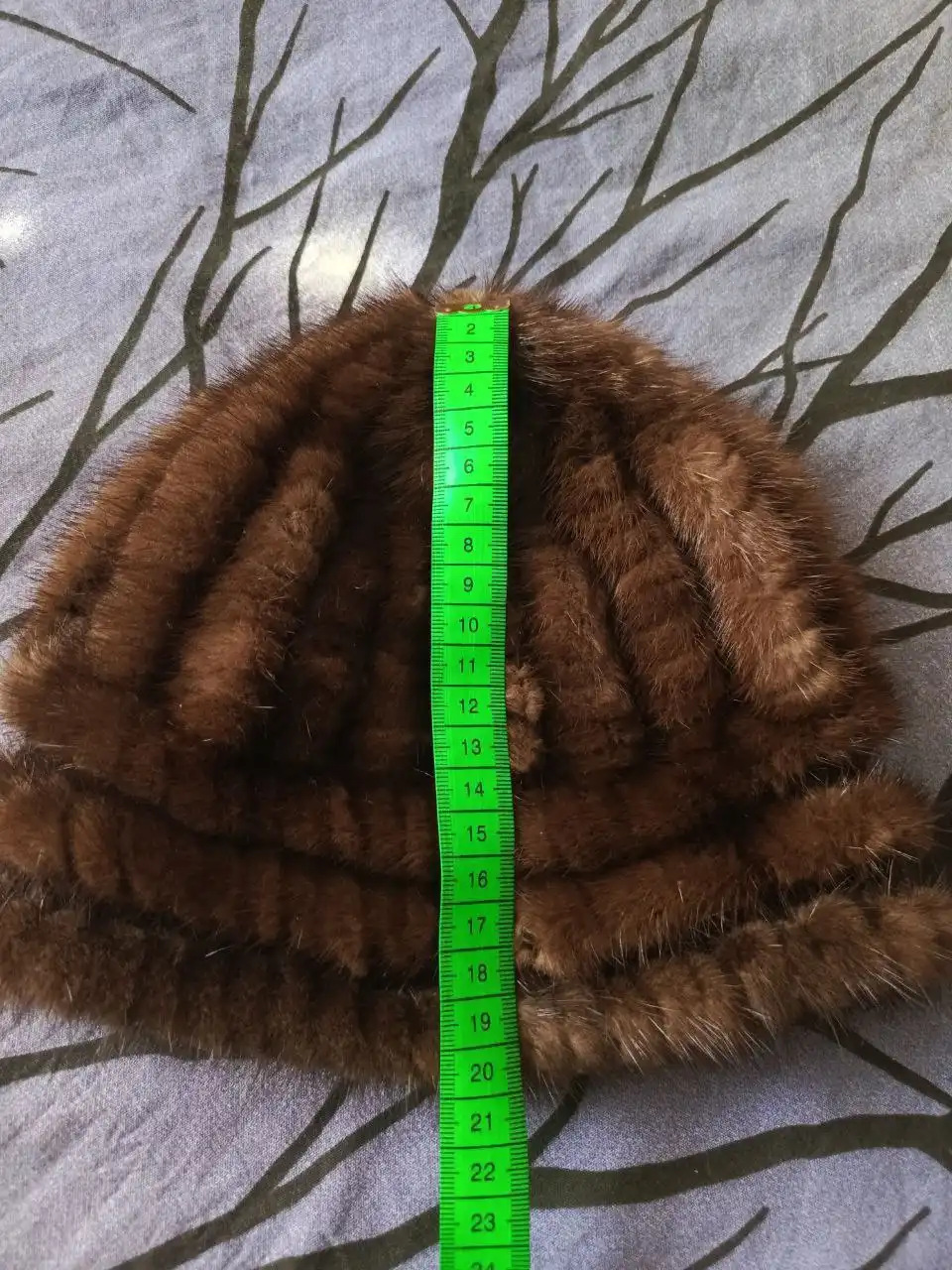 Женская шапка из норки ручной вязки - Головные уборы (Одежда) в Москва