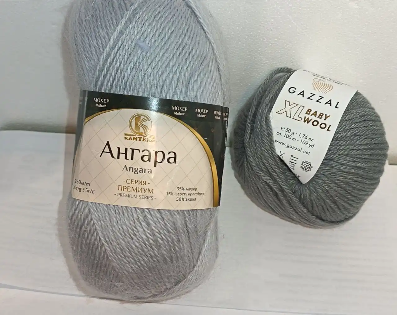 Шапочка ручной работы из полушерсти с мохером - Головные уборы (Одежда) в Москва