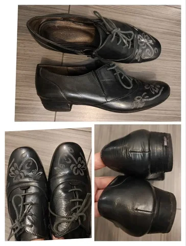 Кожаные лакированные туфли 39 размера - Одежда в Москва