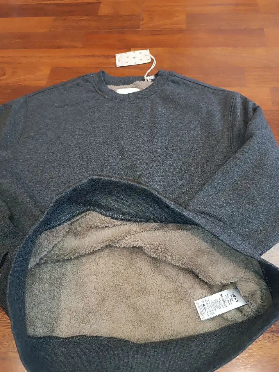 Утепленный свитшот Next на меху размер 146 - Детская одежда (Одежда) в Москва