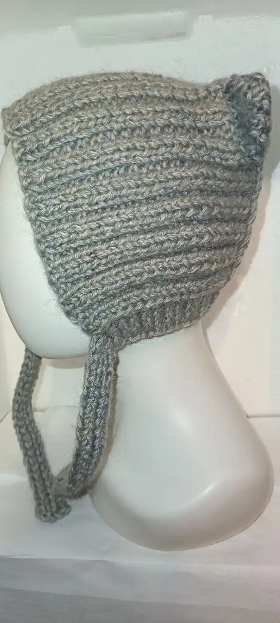 Шапочка ручной работы из шерсти с мохером - Головные уборы (Одежда) в Москва