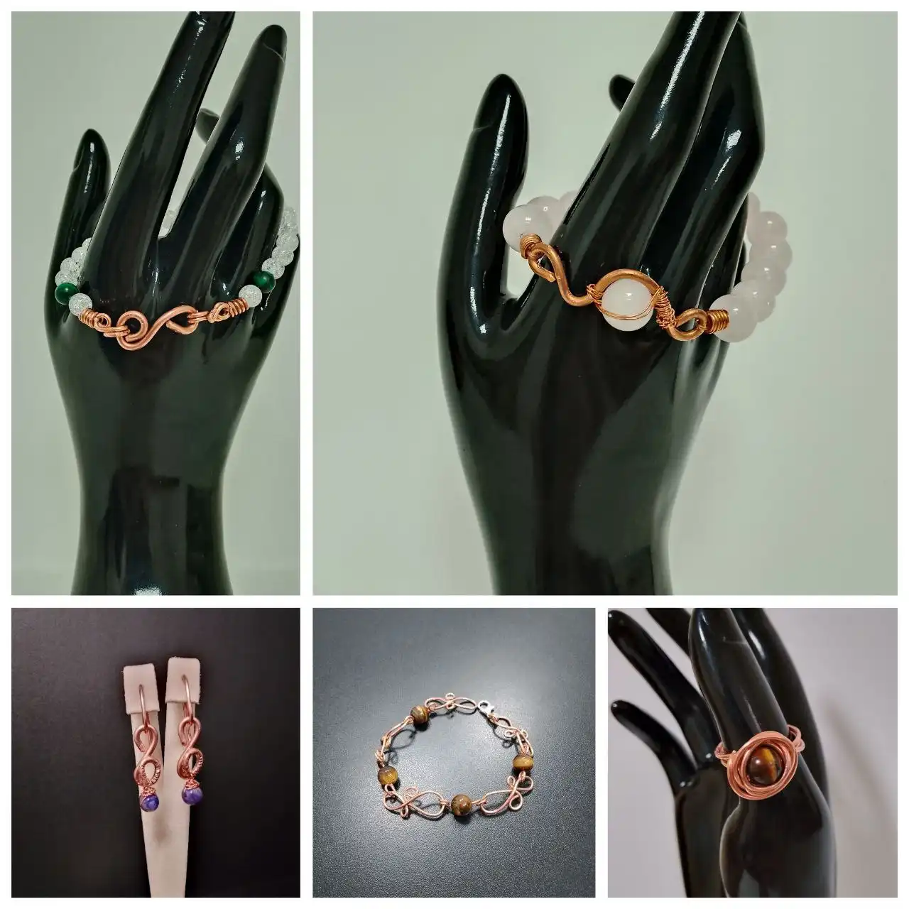 Эксклюзивные авторские украшения из меди ручной работы с натуральными камнями - Украшения ручной работы (Хобби и отдых) в Москва