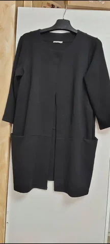 Кардиган на одной пуговице с двумя карманами - Женская одежда в Москва