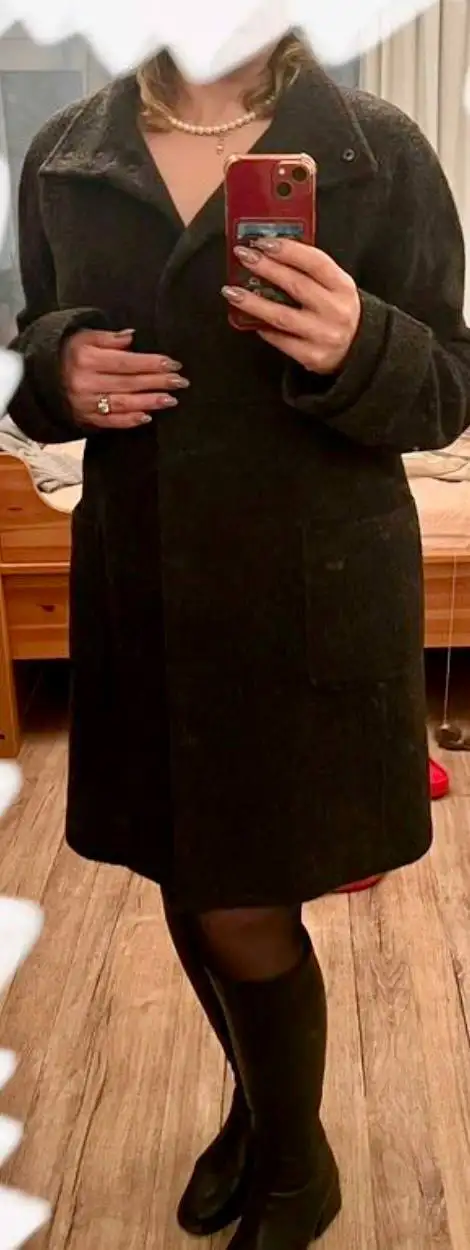 Шерстяное пальто рост 170 - Пальто (Одежда) в Москва