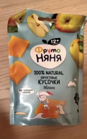 Продам фруктовые кусочки яблоко и яблоко-персик - Товары для детей в Москва