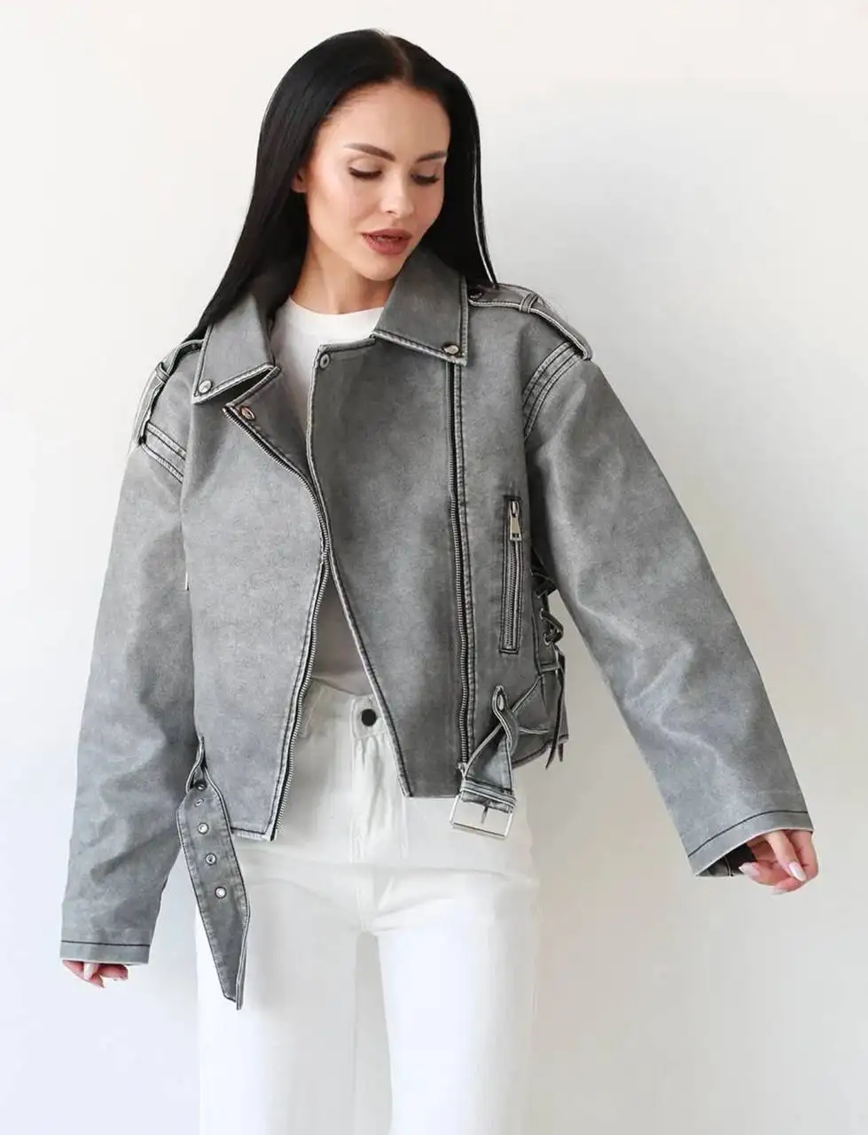 Кожаная куртка в Долгопрудном - Верхняя одежда (Одежда) в Долгопрудный