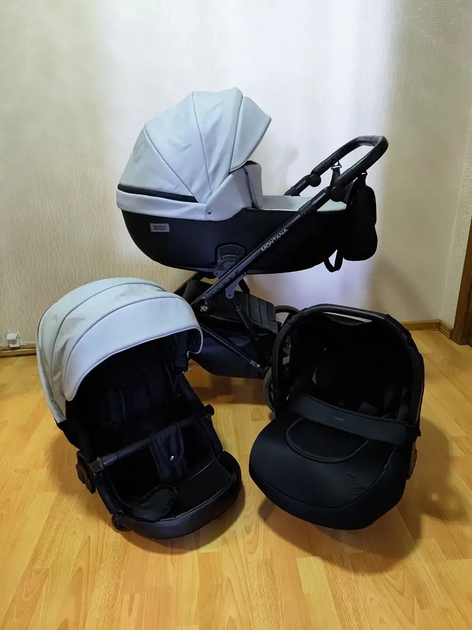 Детская коляска RIKO Basic Montana Ecco 3 в 1 - Коляски (Товары для детей) в Москва