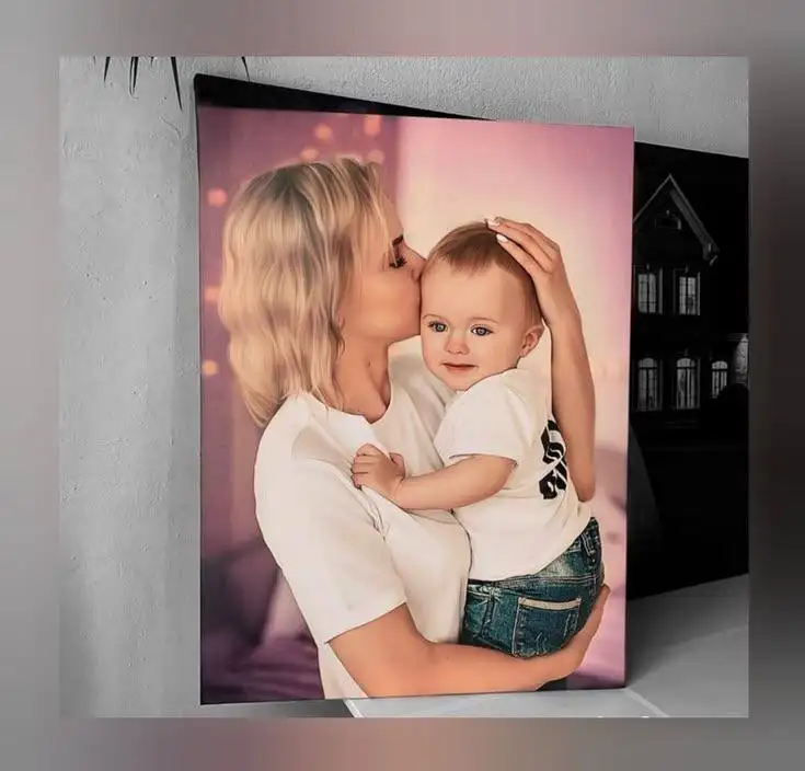 Создание портрета по фото на холсте - Портрет по фото (Услуги) в Москва