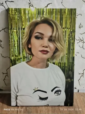 Портрет на холсте для подарка - Печать фото в Москва