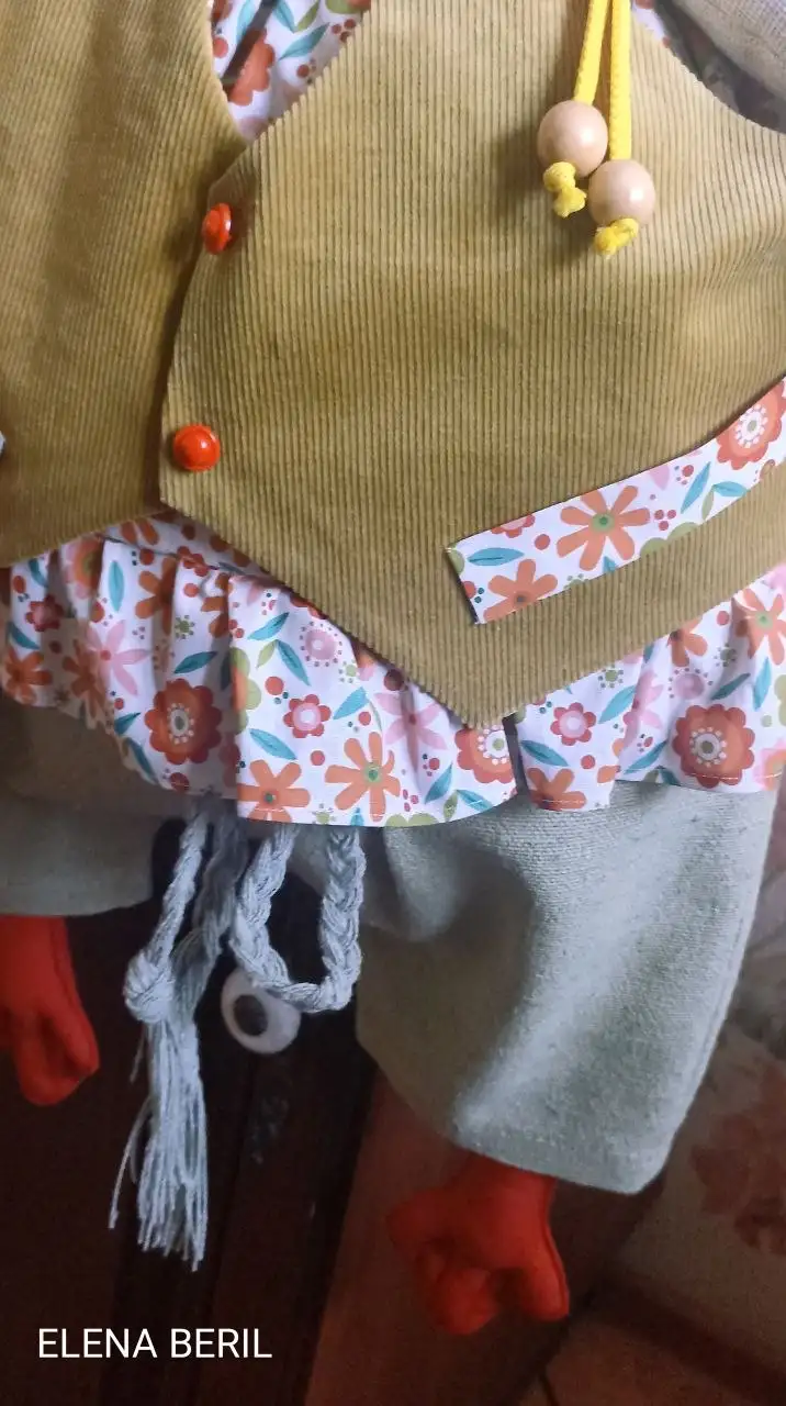 Гусь Лютик - шарнирная кукла для интерьерного декора - Куклы (Хобби и отдых) в Москва