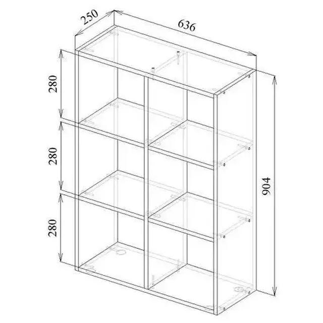 Стеллаж для книг оникс - Смесители в Москва