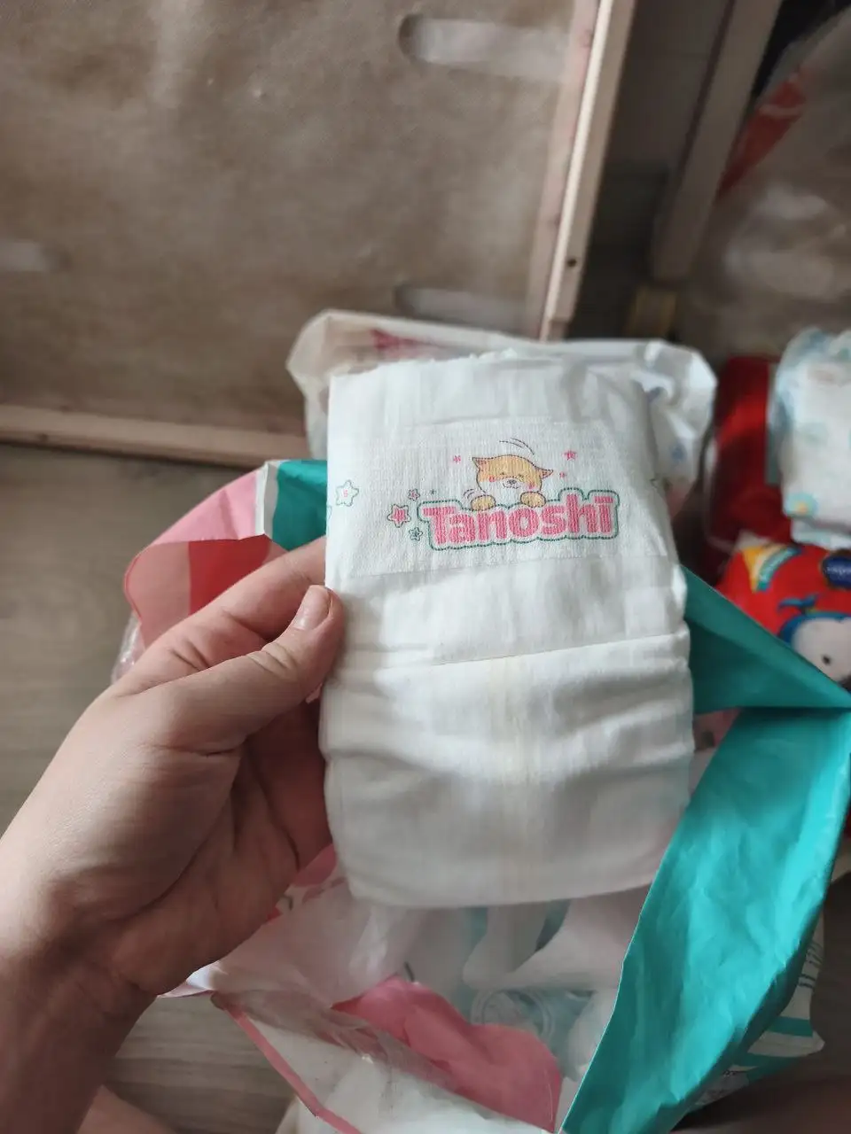 Детские подгузники Tanoshi размер 2 - Подгузники и гигиена (Товары для детей) в Москва