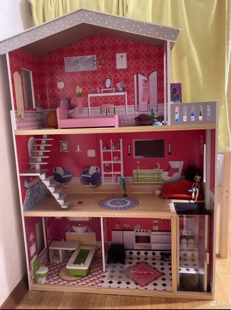 Домик для кукол деревянный - Игрушки (Товары для детей) в Москва