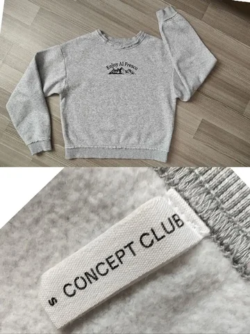 Толстовка Concept Club, размер S, серая - Одежда в Москва