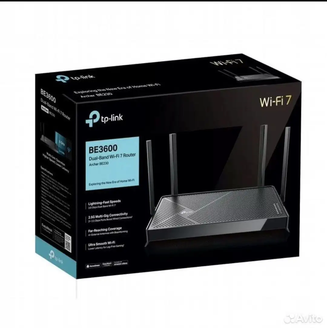 Роутер TP-Link Archer BE3600 новый - Сетевое оборудование (Электроника) в Москва
