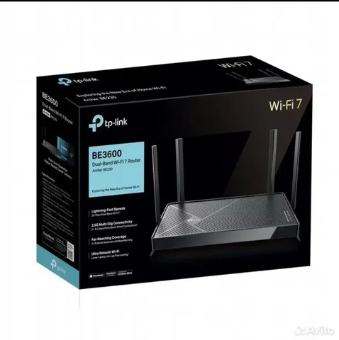 Роутер TP-Link Archer BE3600 новый - Зубные щетки в Москва