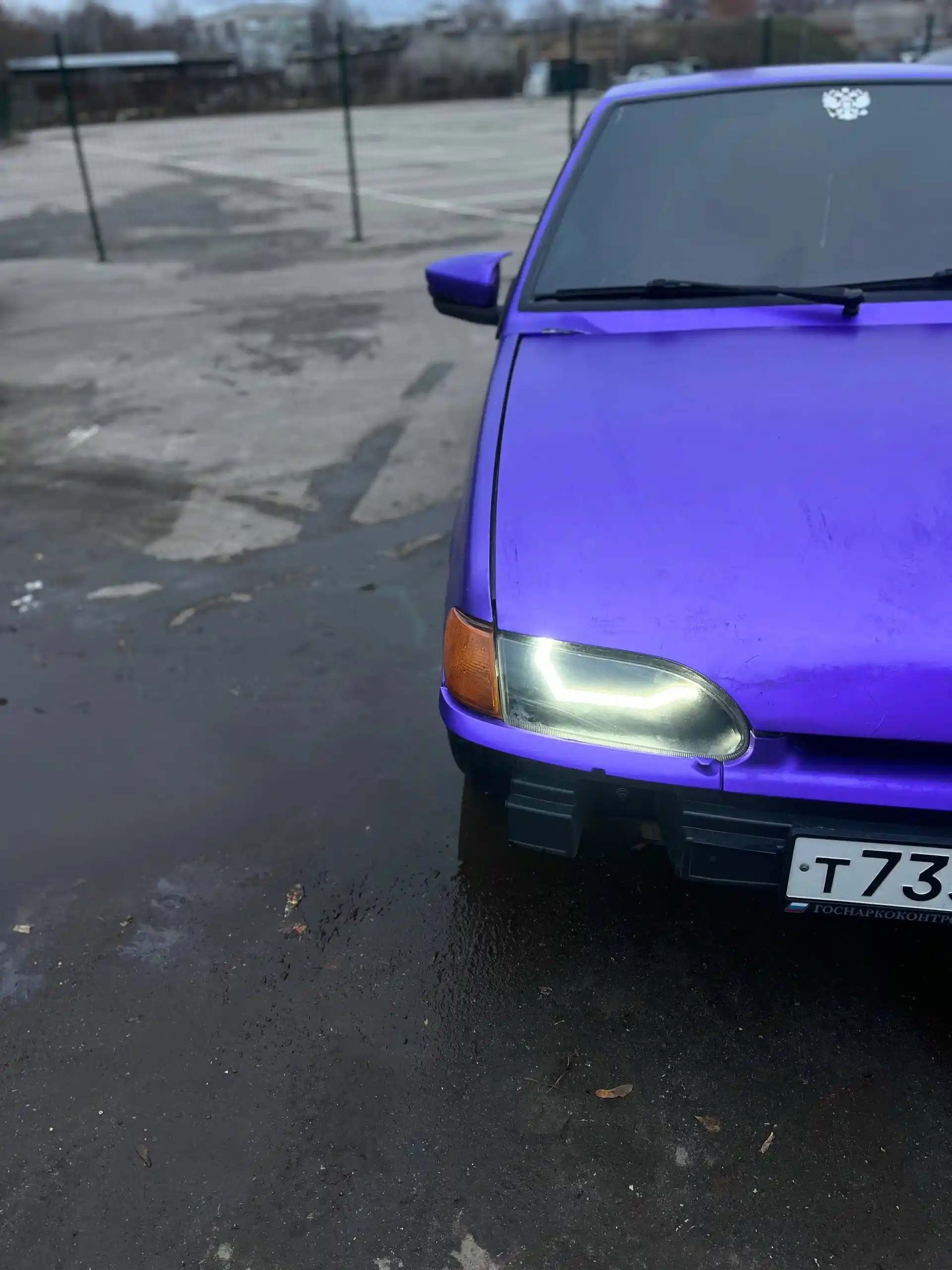 ВАЗ 2114 в шикарном фиолетовом цвете