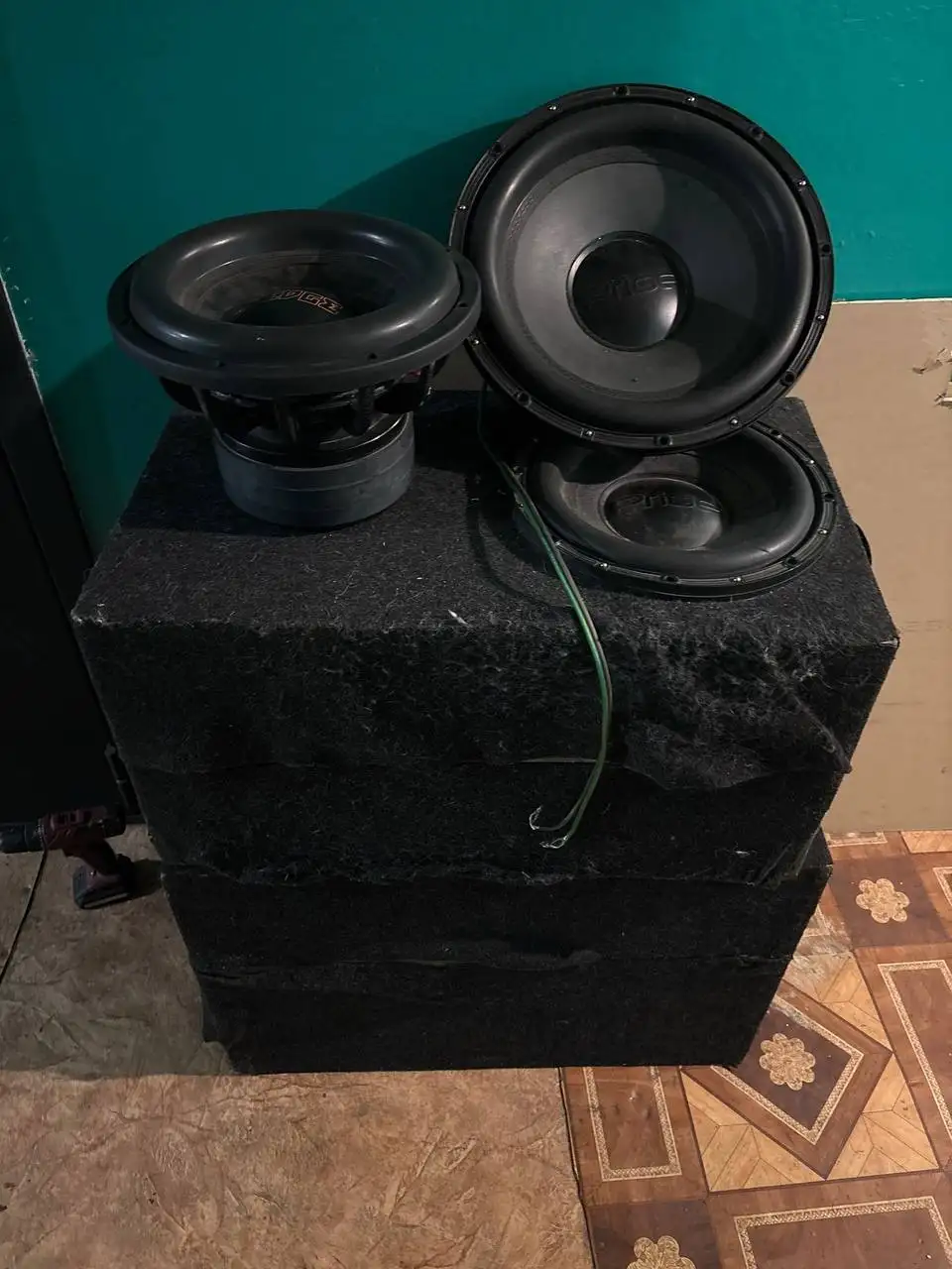 Акустическая система Прайд м12 с динамиками и усилителем - Акустика и аудиотехника (Электроника) в Нижний Новгород