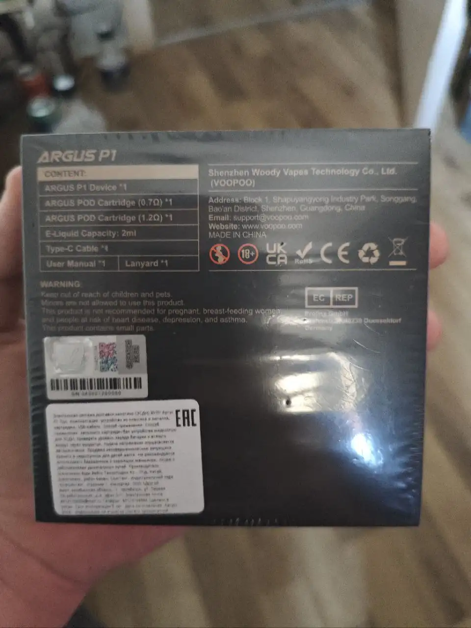 Продам VOPO ARGUS P1 в Челябинске - Электронные сигареты/Вейпы (Барахолка) в Челябинск