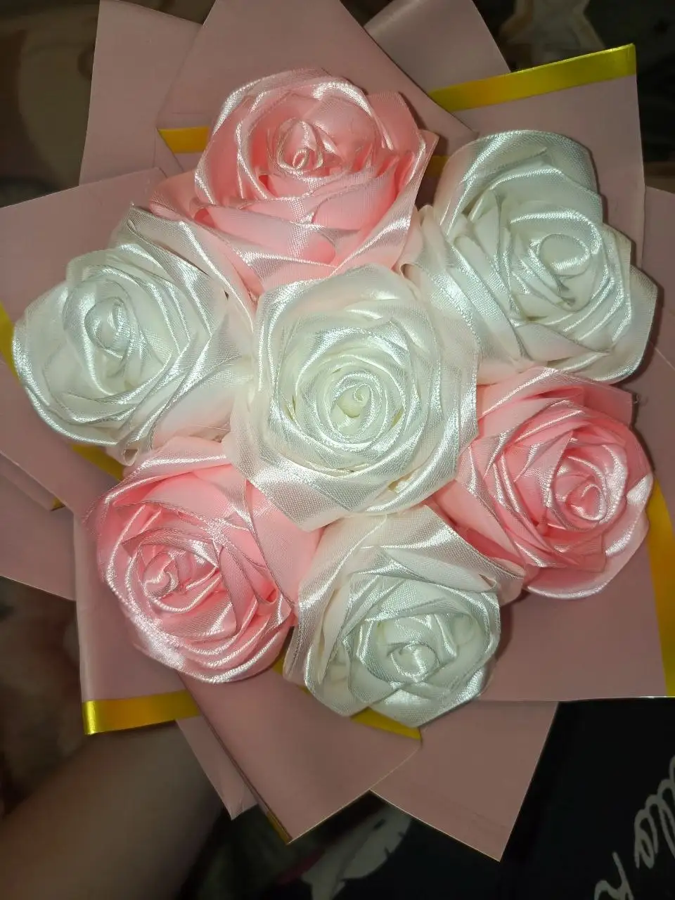 Букет из атласных лент и розы на заказ - Рукоделие (Хобби и отдых) в Волгоград