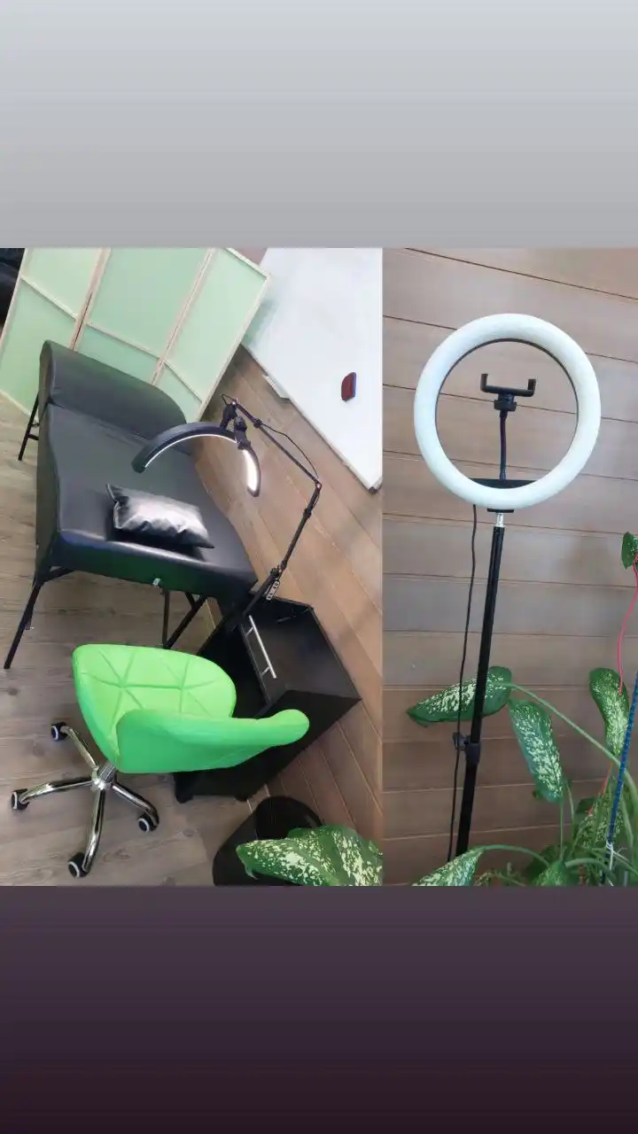 Рабочее место для лешмейкера визажиста бровиста