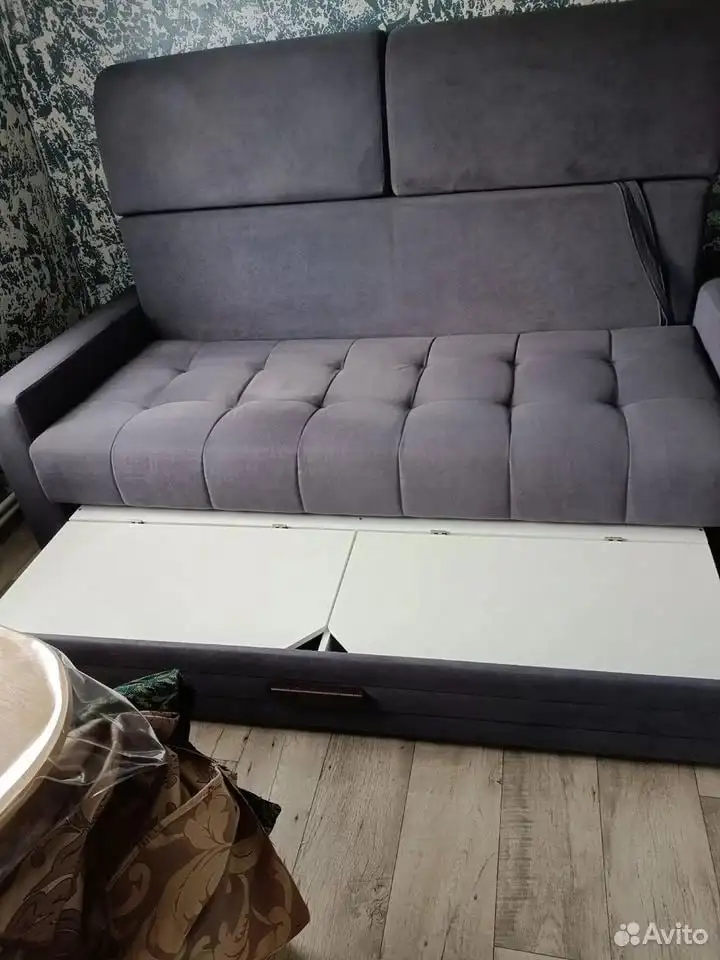 Морозильный шкаф Haier HF-284SG и диван Еврокнижка - Для дома и дачи в Волгоград