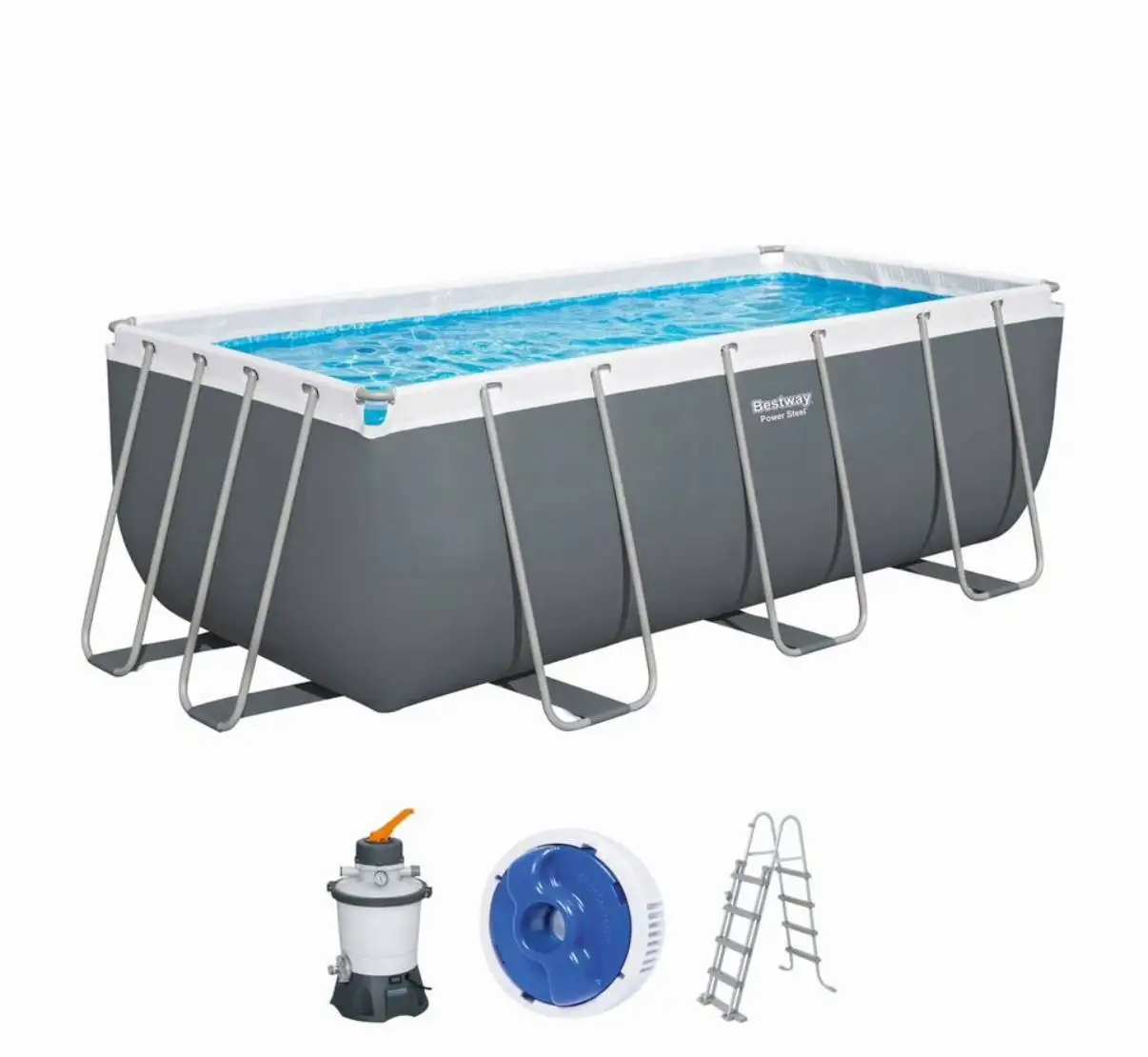 Каркасный бассейн Bestway Power Steel Rectangular - Бассейны (Для дома и дачи) в Волгоград