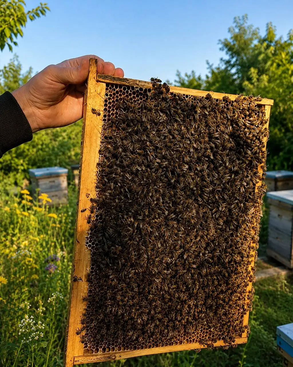 Продажа натурального мёда с собственной пасеки - Продукты питания (Барахолка) в Волгоград